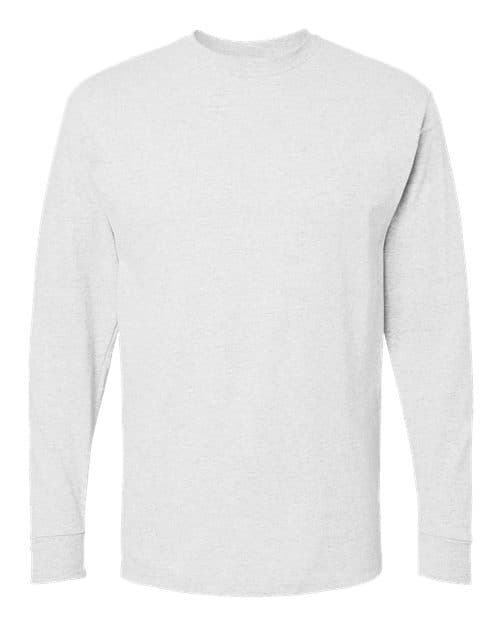 Unisex Gold Soft Touch Long Sleeve T-Shirt — Ash