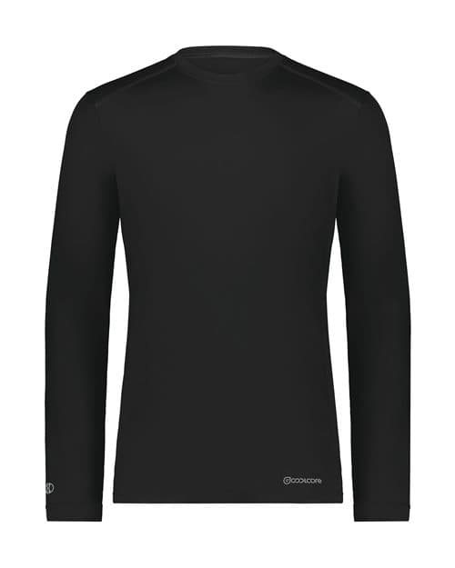 Unisex Essential Long Sleeve T-Shirt Powered By Coolcore — Black