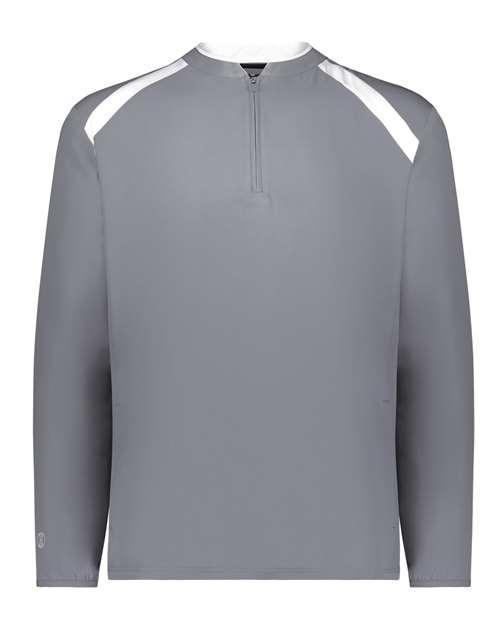 Men's Clubhouse Quarter-Zip Pullover — Graphite/ White