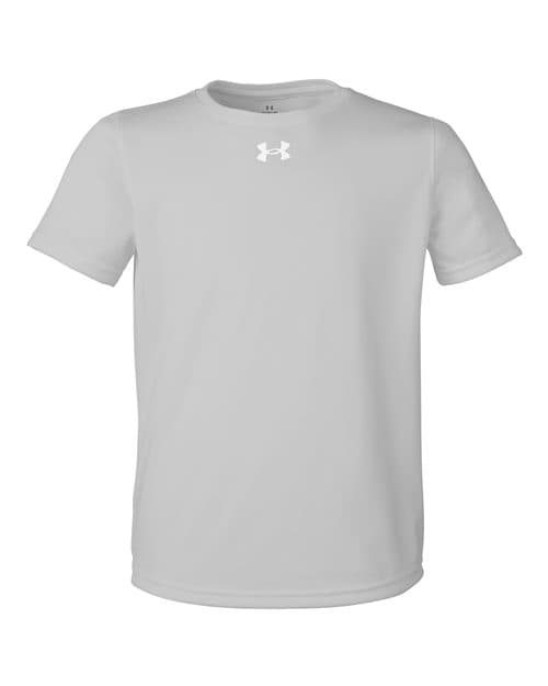 Youth Tech™ Team T-Shirt — Mod Grey Light Heather/ White