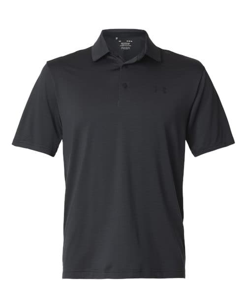 Men's Playoff 3.0 Stripe Polo — Black/ Pitch Grey