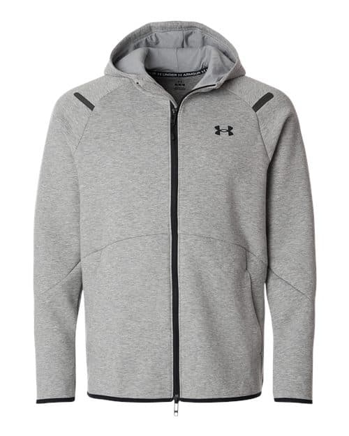 Men's Unstoppable Fleece Full-Zip — Mod Grey/ Black