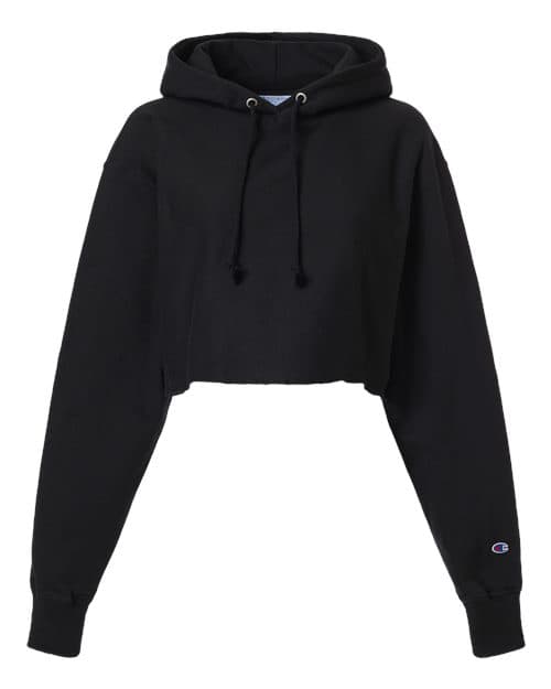 Women's Reverse Weave® Hooded Cropped Sweatshirt