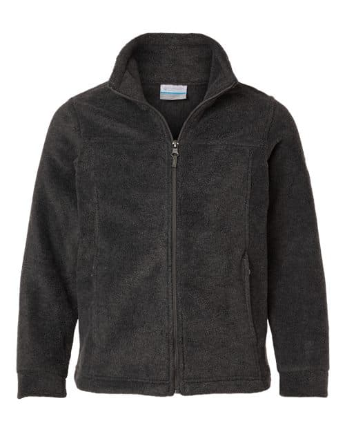 Youth Steens Mountain™ II Fleece Full-Zip Jacket — Charcoal Heather