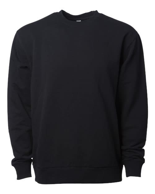 Lux Heavyweight Modal Crewneck Sweatshirt — Black