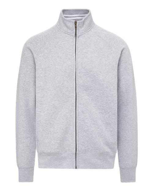 Men's Vintage Fleece Track Jacket — Heather Gray