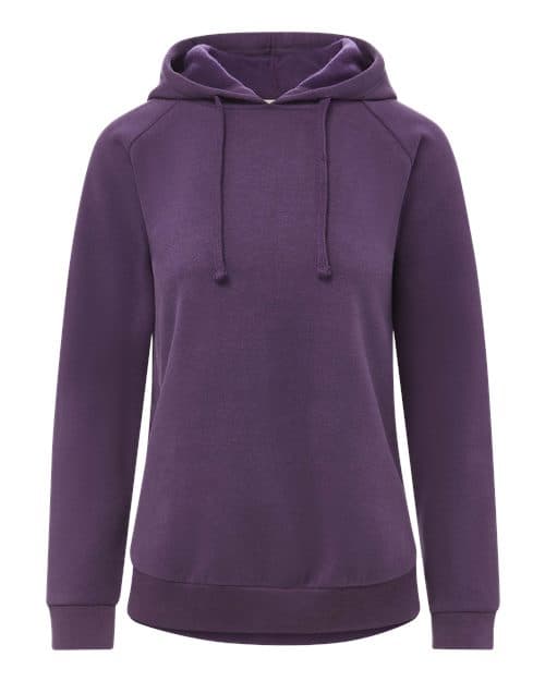 Women's Vintage Fleece Hooded Sweatshirt — Eggplant