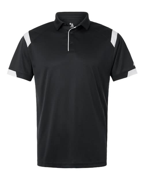 Unisex On the Rise Polo — Black/ White