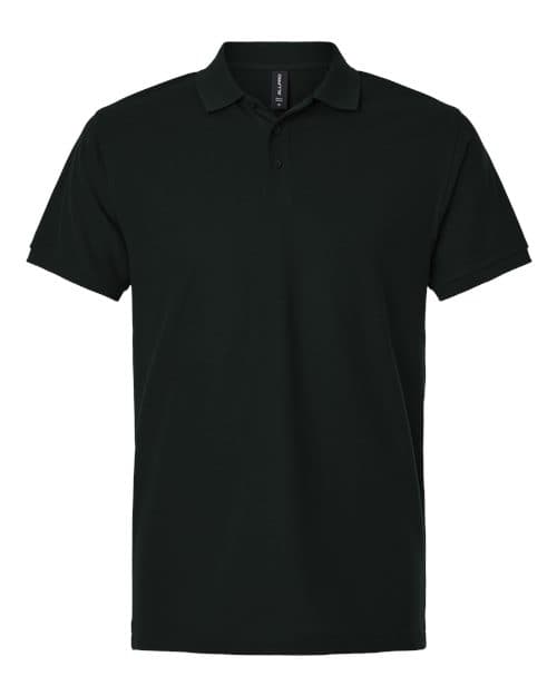Men's Tall Pique Polo — Black