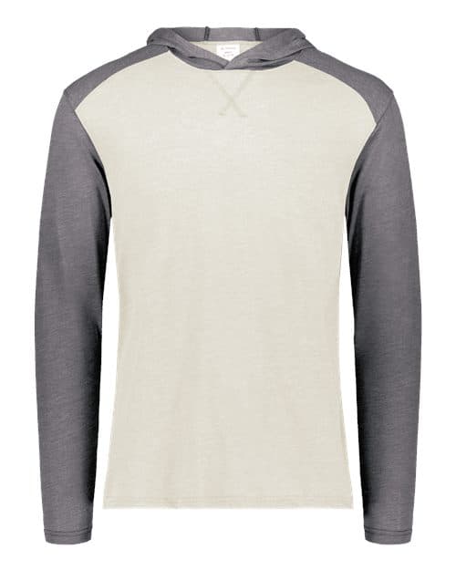 Unisex Gameday Vintage Hooded T-Shirt — Birch/ Carbon Heather