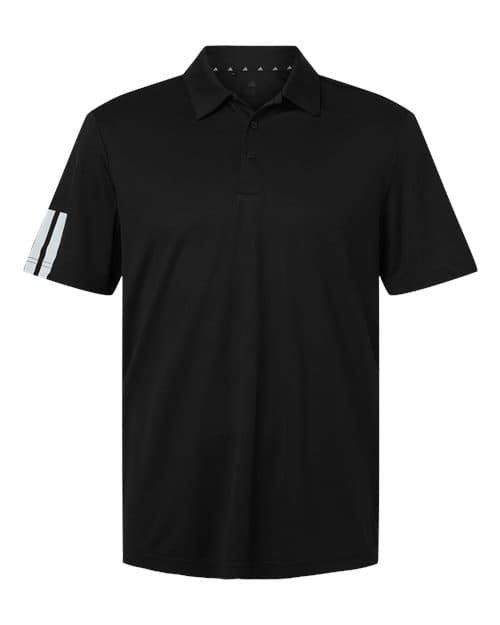 Men's Performance 3-Stripes Climacool Polo — Black