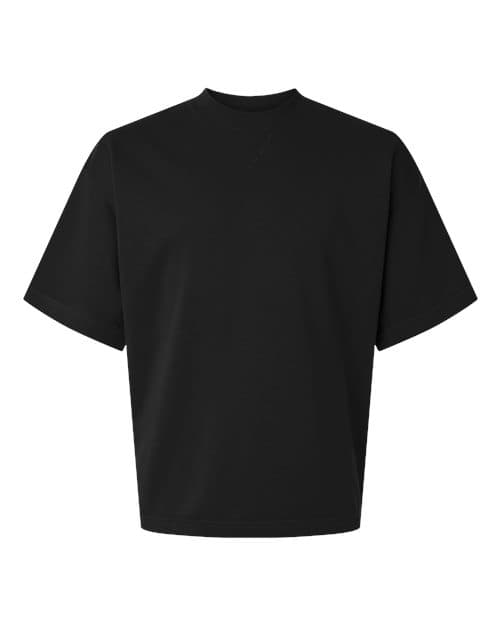 Unisex French Terry Ex Crew Top — Black