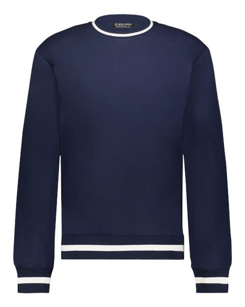 Unisex Heritage Prep Crewneck Sweatshirt — Navy/ Vanilla