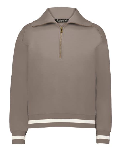 Women's Heritage Prep Quarter-Zip Pullover — Mink/ Vanilla