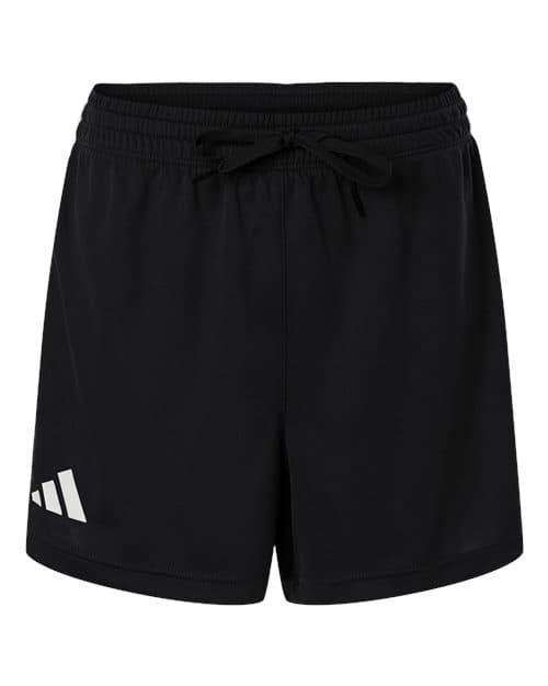 Women's 3-Stripes 3" Shorts — Black/ White