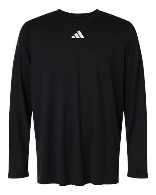 Men's Pregame Long Sleeve T-Shirt — Black/ White