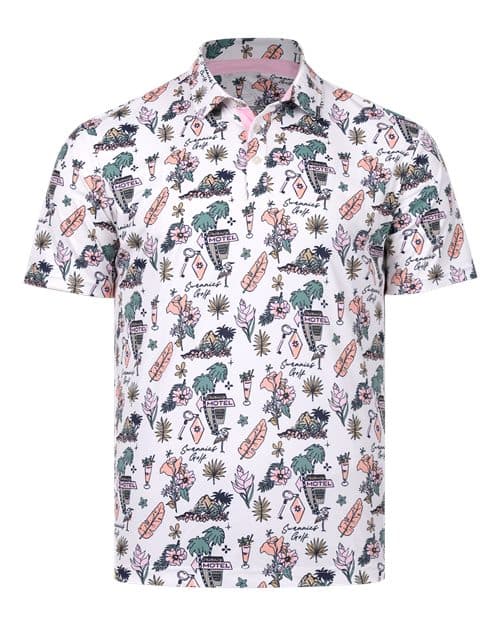 Men's Oasis Polo — Vintage White