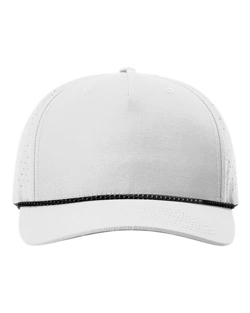 Laser Perf Performance Rope Cap — Silver/ Black-Silver
