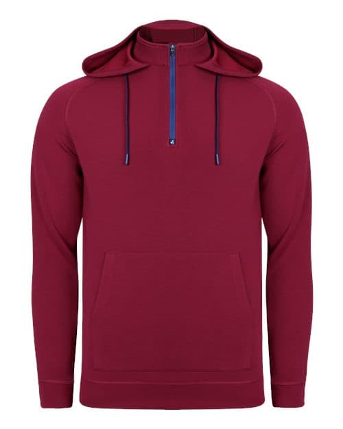 Men's Jonathan Hooded Sweatshirt — Berry