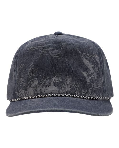 Walleye Nature Scene Cap