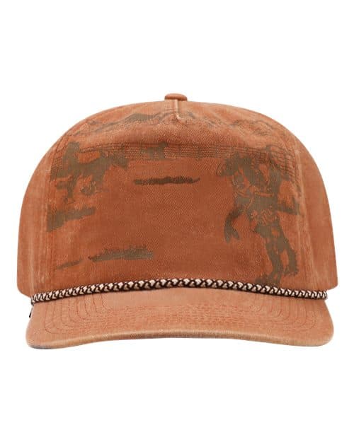 Horse Nature Scene Cap — Clay