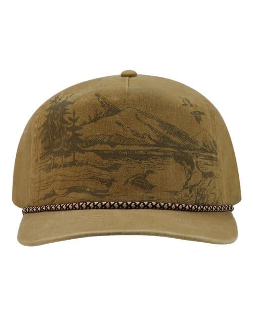 Mallard Nature Scene Cap — Wheat