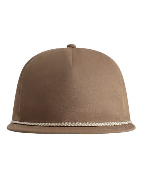 The Original Rope Five-Panel Cap — Khaki/ Off White