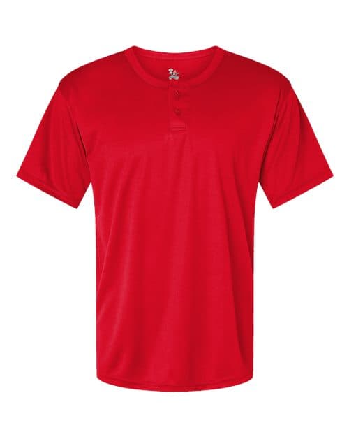 Men's B-Core Placket Jersey — Red