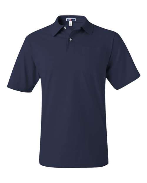 Men's SpotShield® 50/50 Polo with Pocket — J. Navy