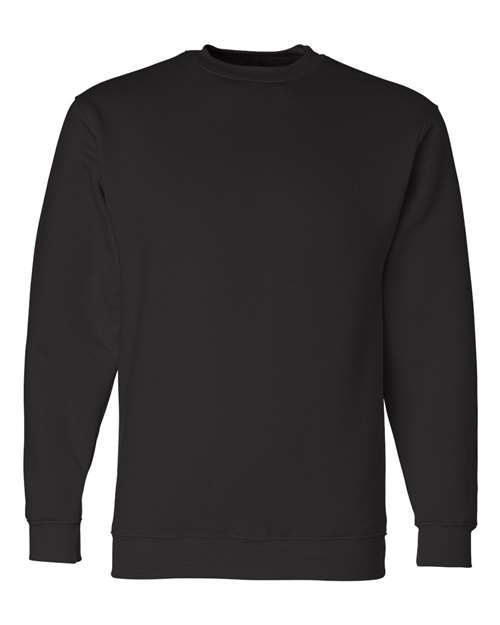 Unisex USA-Made Crewneck Sweatshirt — Black