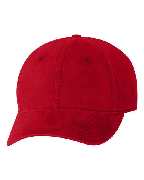 Unstructured Cap — Red