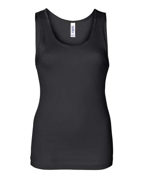 Women's Baby Rib Tank — Black