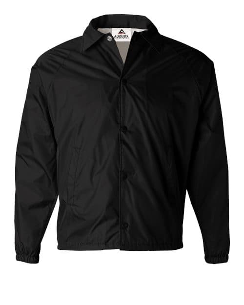 Men's Coach's Jacket — Black