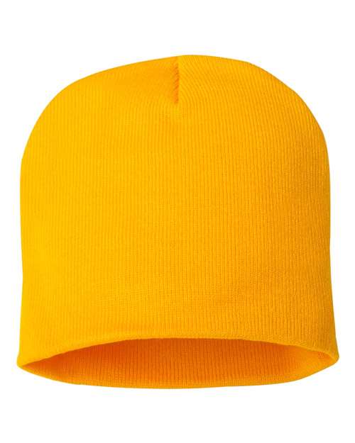 8" Beanie — Gold