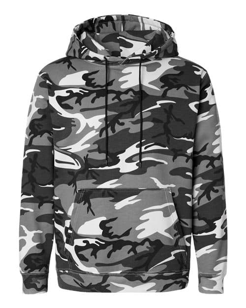 Unisex Camo Fleece Hoodie Sweatshirt
