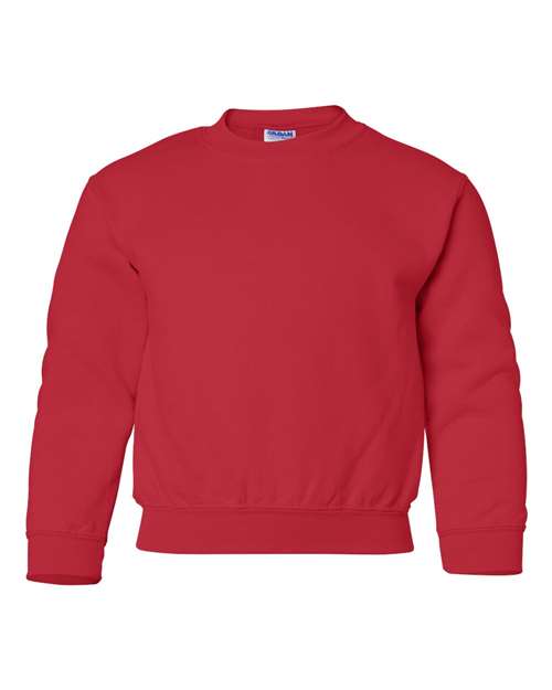 Youth Heavy Blend™ Crewneck Sweatshirt — Red