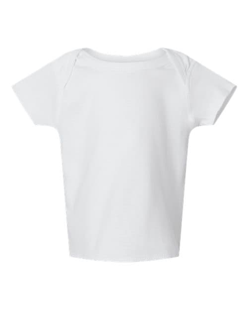 Infant Baby Rib Tee — White