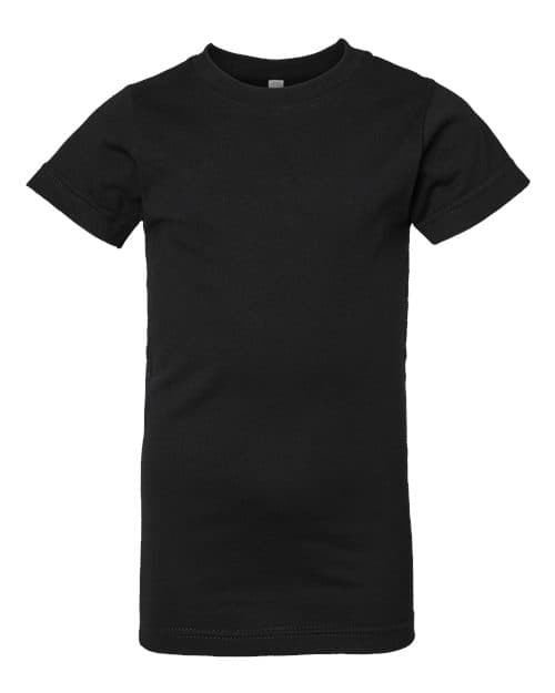 Girls' Fine Jersey Tee — Black