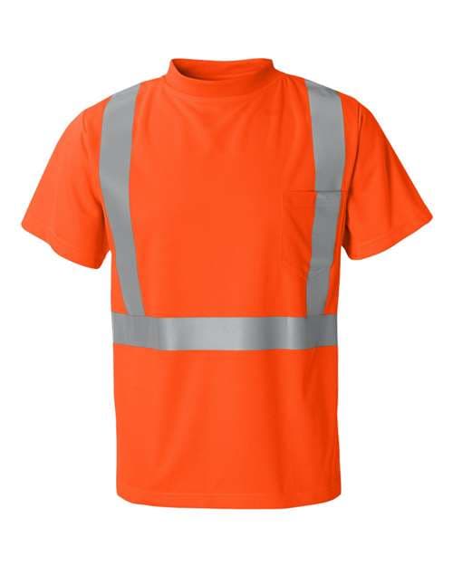 Unisex High-Performance Microfiber T-Shirt — Orange