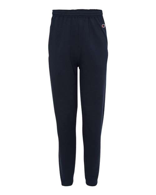 Unisex Powerblend® Open-Bottom Sweatpants with Pockets — Navy