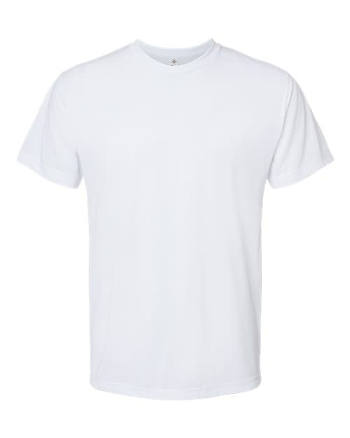 Men's Polyester Sublimation Tee — White