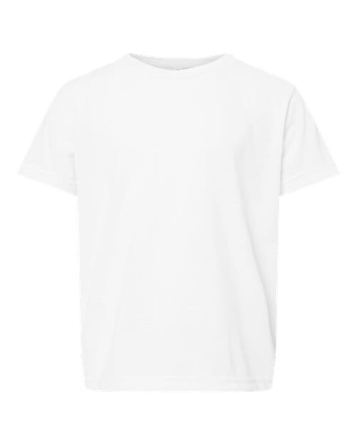 Toddler Polyester Sublimation Tee — White