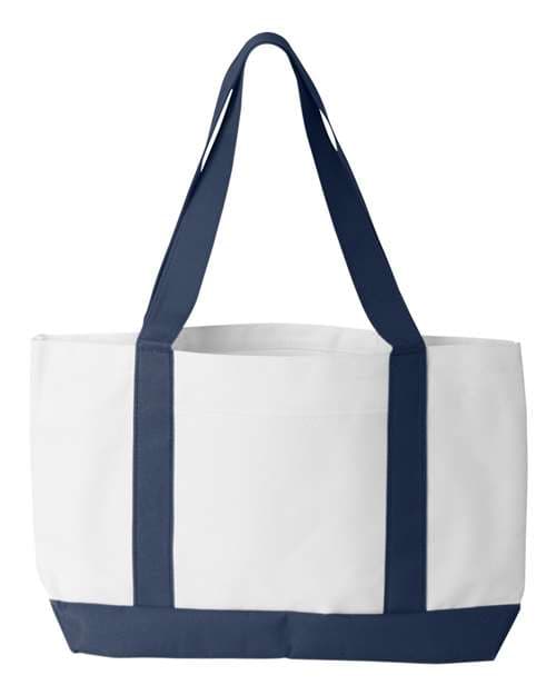 P&O Cruiser Tote — White/ Navy