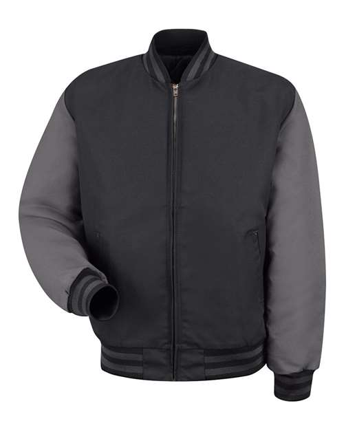 Men's Duo-Tone Team Jacket — Black/ Charcoal