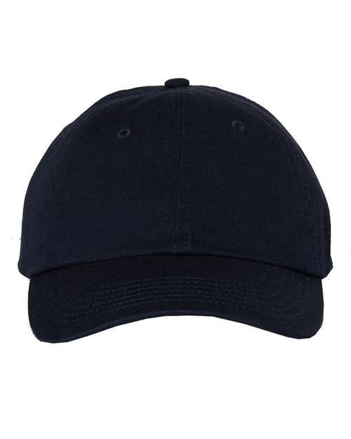 Bio-Washed Chino Twill Cap — Navy
