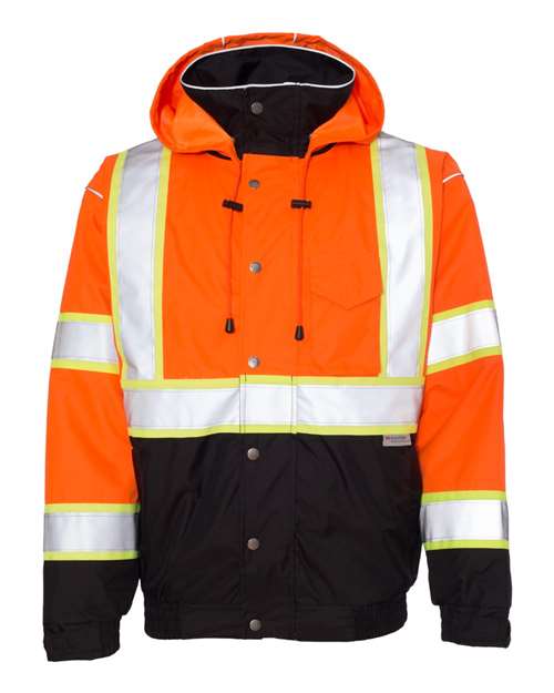 Unisex Premium Brilliant Series® Bomber Jacket — Orange