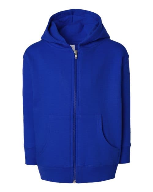 Toddler Full-Zip Fleece Hoodie Sweatshirt — Royal
