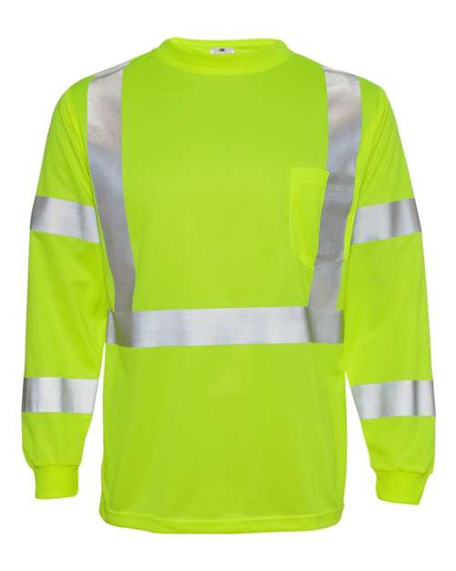 Unisex Long Sleeve Class 3 T-Shirt — Lime