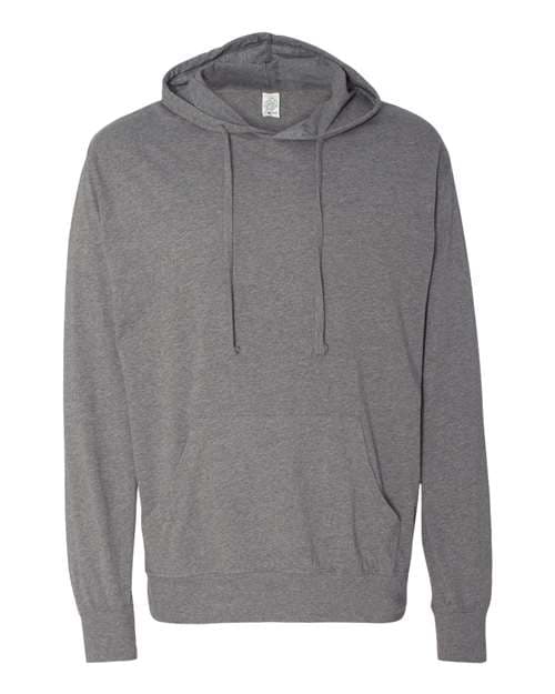 Unisex Lightweight Hooded Pullover T-Shirt