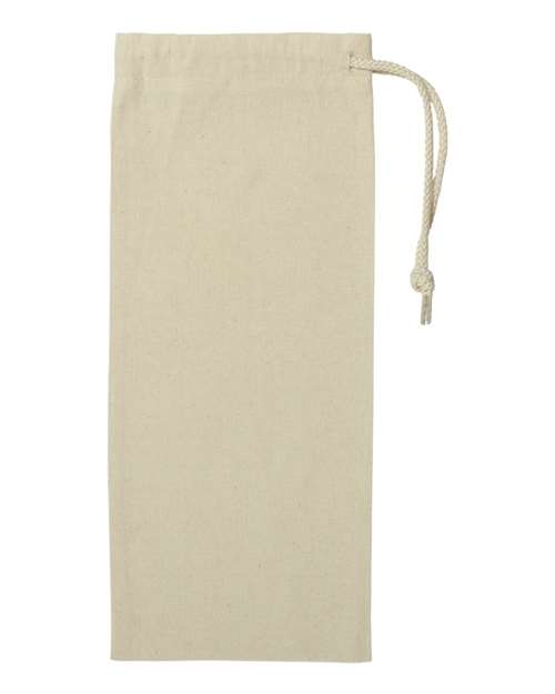 Drawcord Wine Bag — Natural